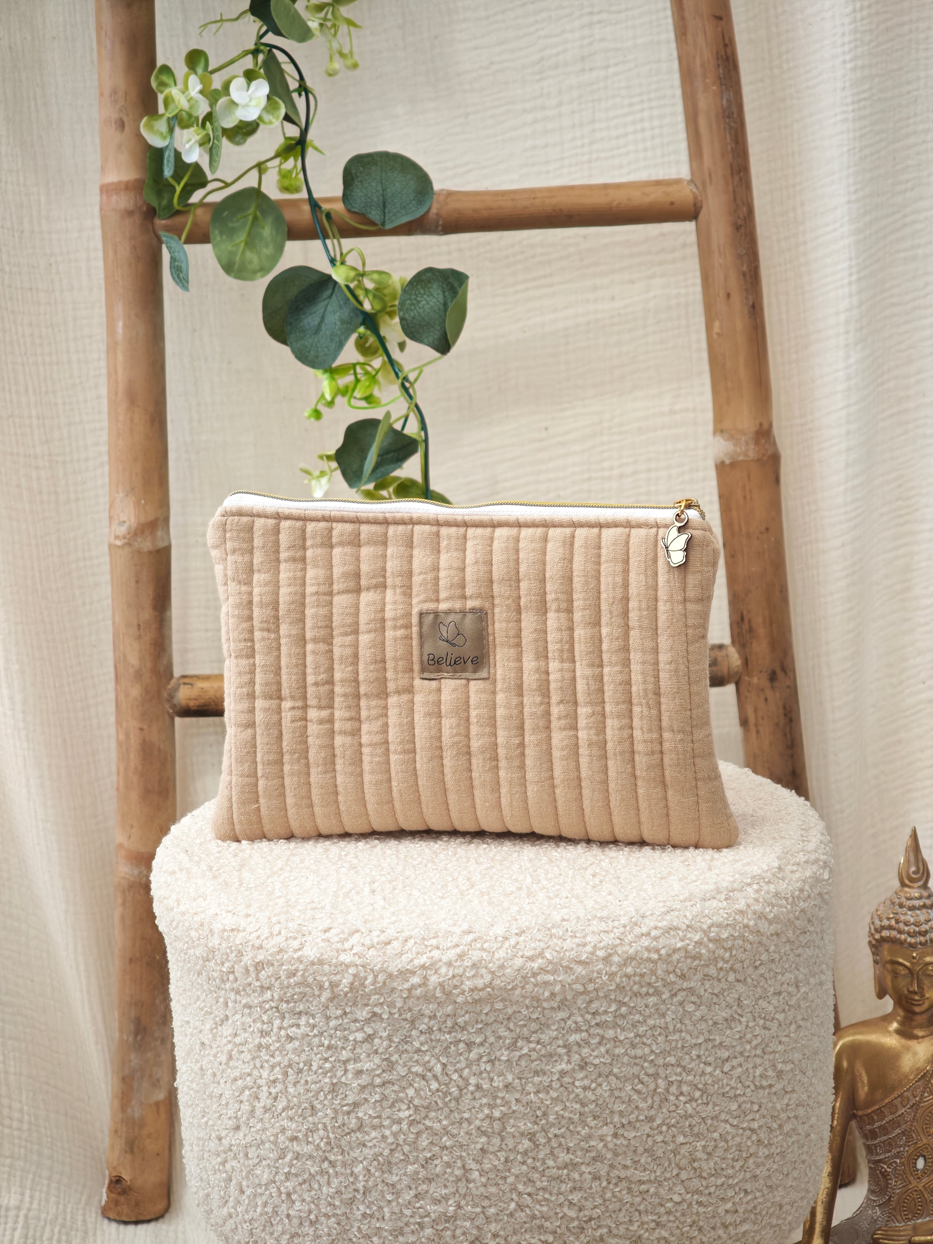 Essence Cloud Toiletry Bag - Muslin