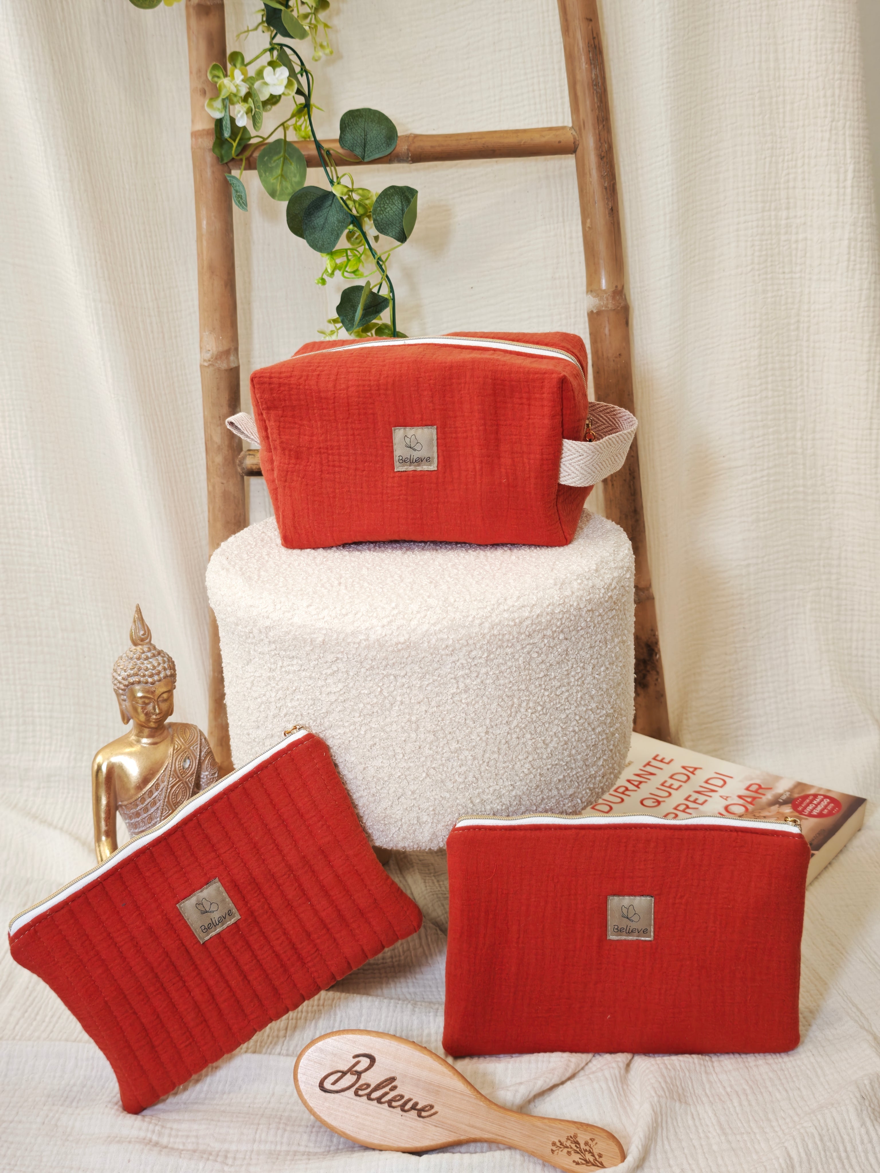 Essence Toiletry Bag - Muslin